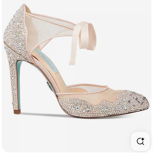 Betsey Johnson Shoes - Betsey Johnson Women's Iris Evening Pumps Wedding Something Blue Sole